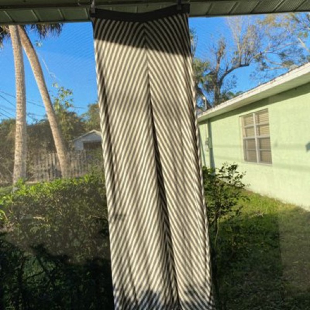 Striped Black and White Curtains